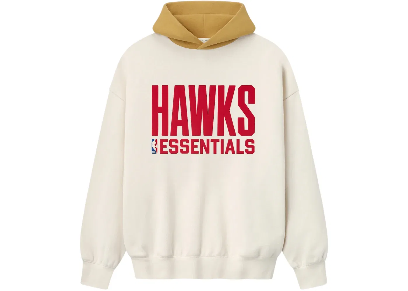 Мужской худи с длинным рукавом Hawks Sport Fear of God, Cream Caramel Yellow
