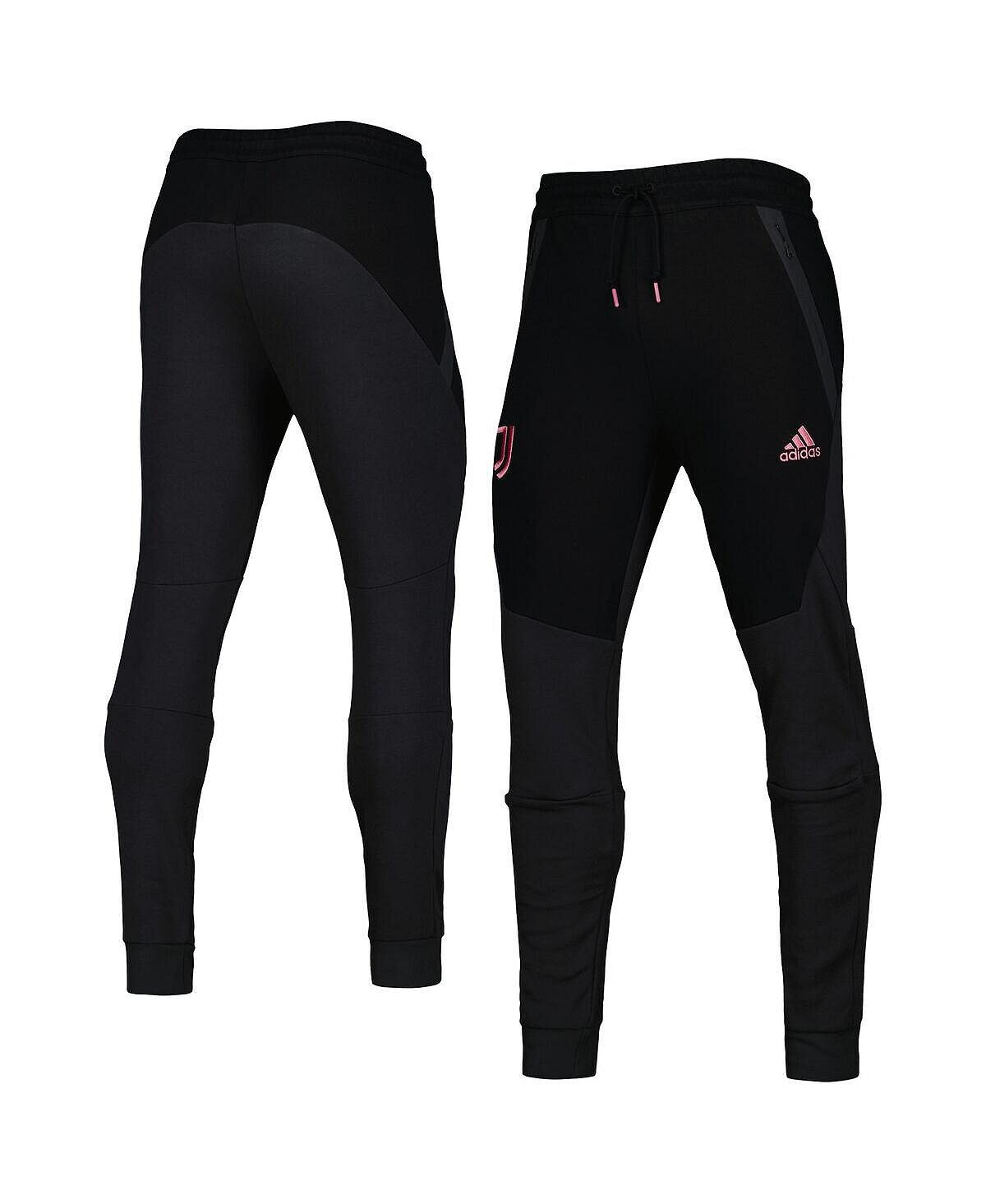 

Мужские черные дорожные брюки juventus adidas, черный