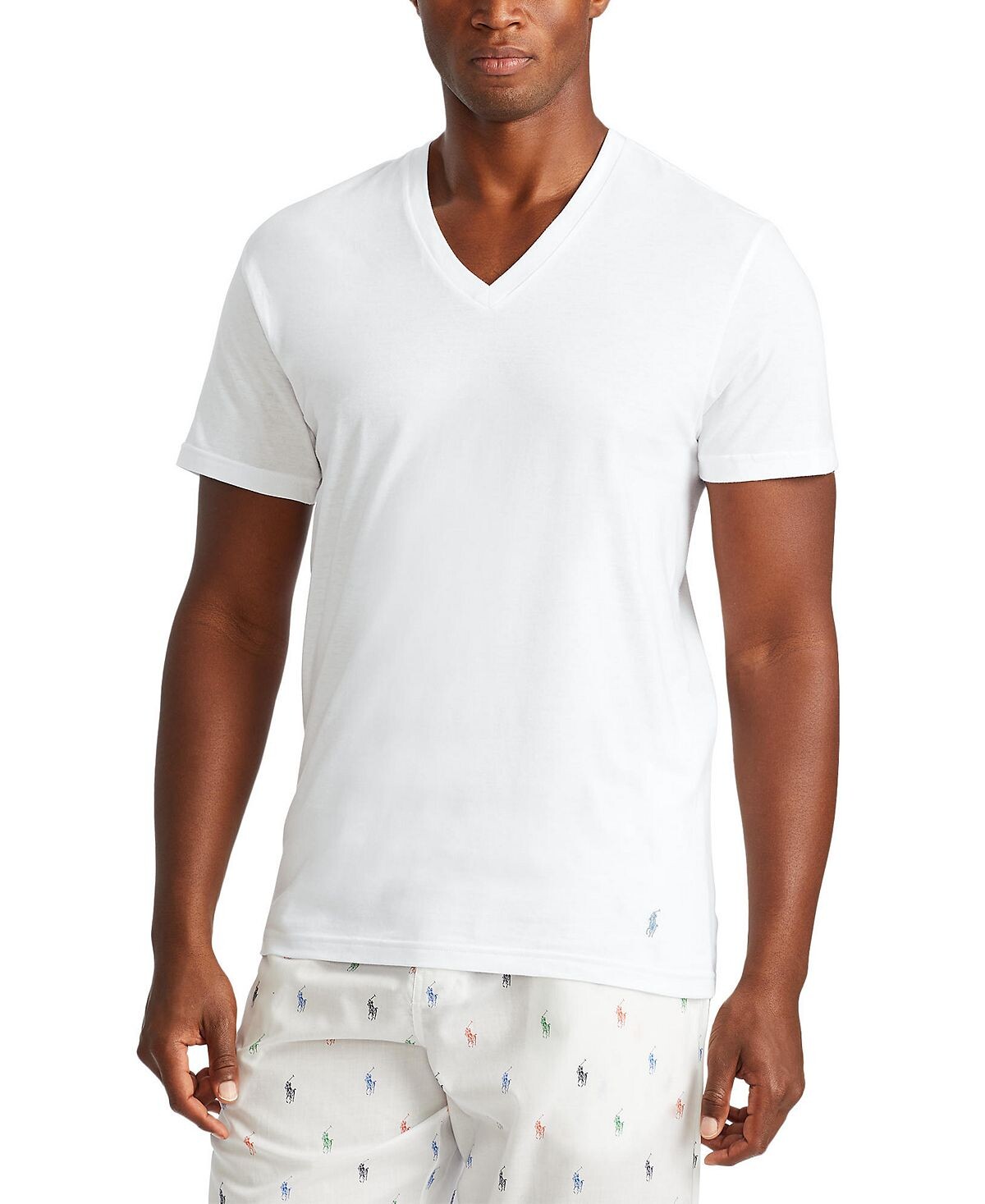 

Мужская классическая майка с v-образным вырезом, 3 шт. в упаковке Polo Ralph Lauren, мульти