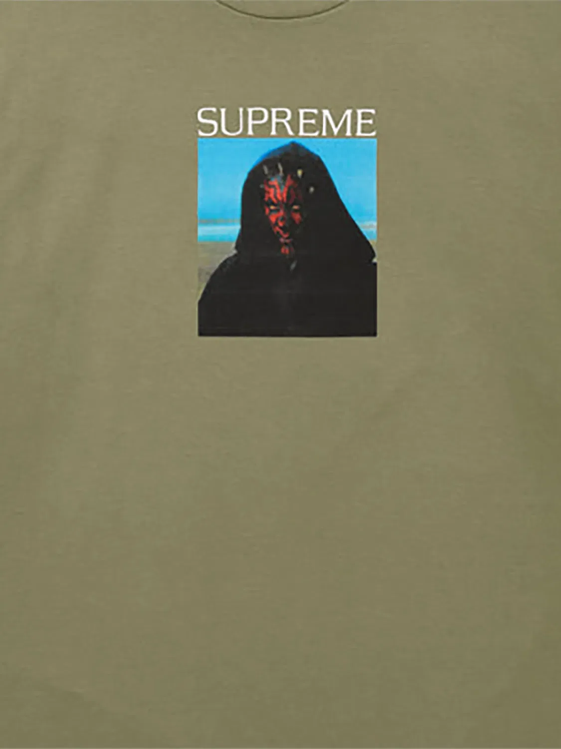 Футболка Sith с графическим принтом Supreme, зеленый — фото 2