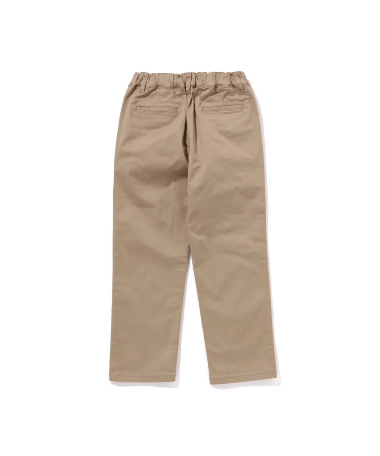 Детские чиносы с талией на резинке, модель Tuck Chino A BATHING APE, Charcoal — фото 3