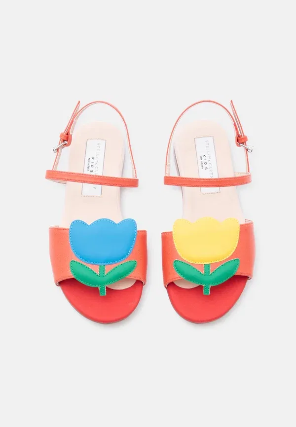 Босоножки без подкладки Stella Mccartney Kids, красный — фото 2