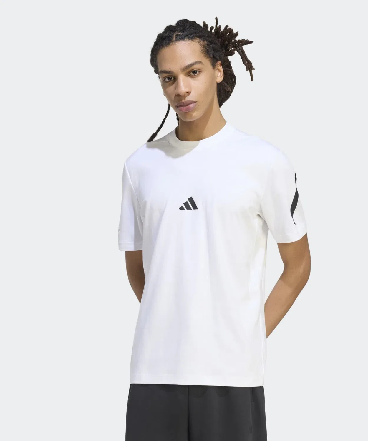 Мужская футболка с длинным рукавомZ.N.E. Adidas, Белый
