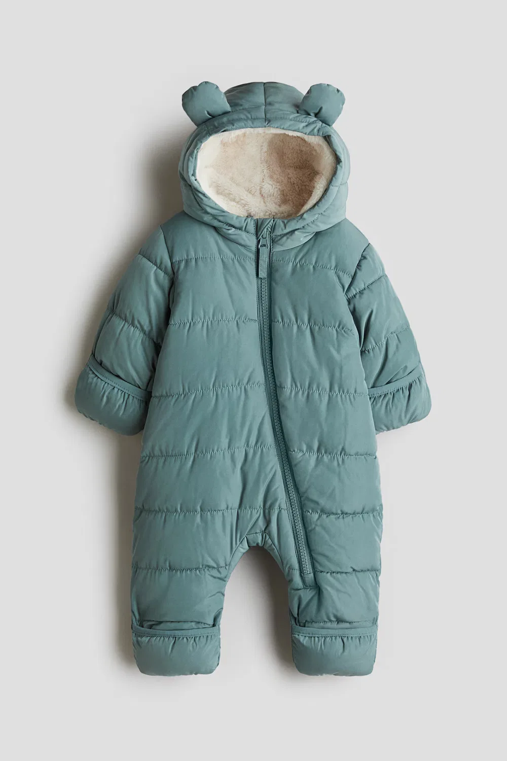 Зимний комбинезон с подкладкой из искусственного меха H&M, Dunkeltürkis