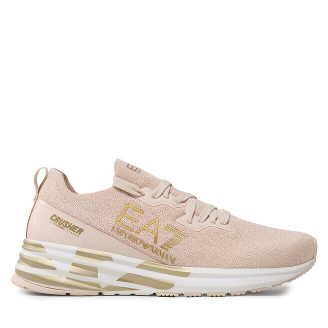 

Кроссовки EA7 Emporio Armani X8X095 XK240 S857 Pink Tint/Gold, розовый