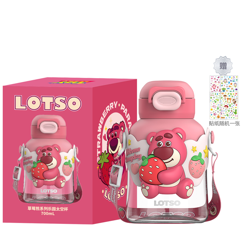 

Серия стаканчиков-непроливаек Strawberry Bear Disney, Strawberry Bear Water Cup + 1 Sticker
