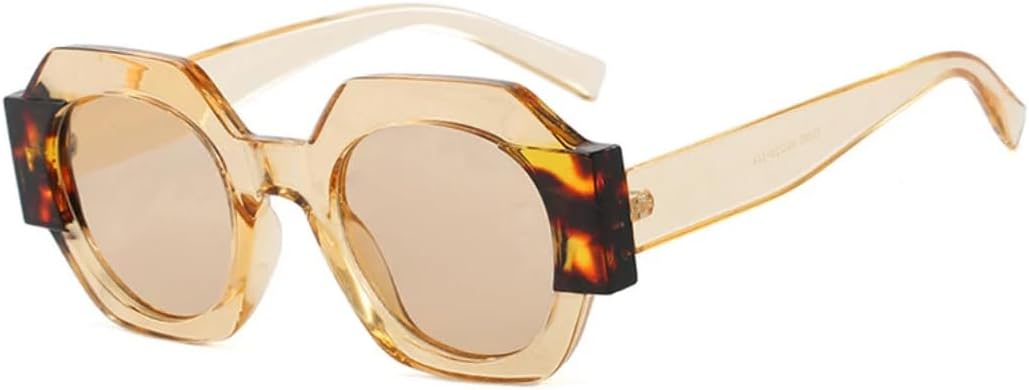 

Модные солнцезащитные очки для женщин и мужчин, винтажные, панк, роскошные, дизайнерские, популярные, для активного отдыха, вождения, солнцезащитные очки UV400 SZVVBKK, Champagne Champagne