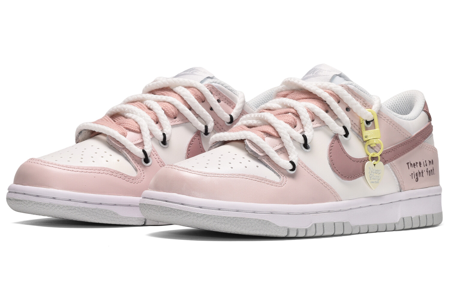

Кроссовки Nike Dunk Skateboard Shoes Men Low-Top Pink White