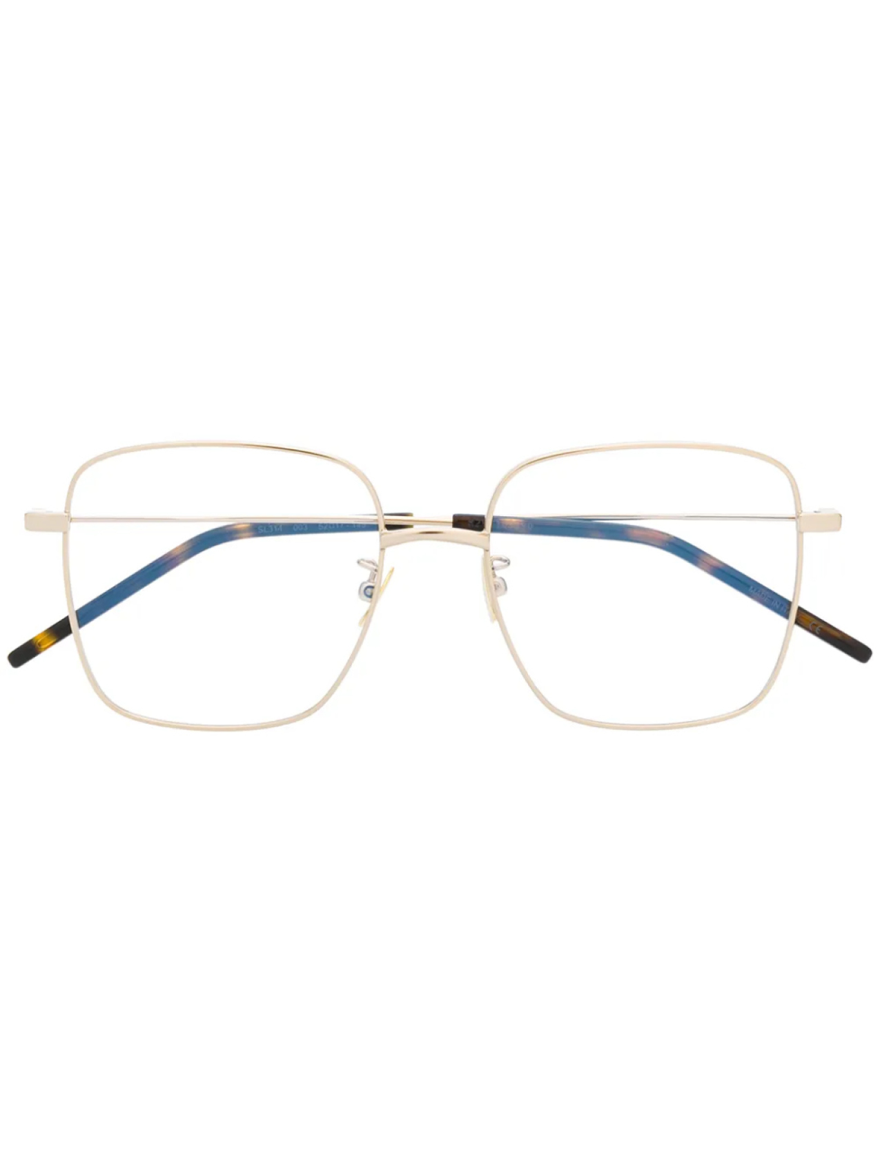 

Очки SL314 в квадратной оправе Saint Laurent Eyewear, золотой