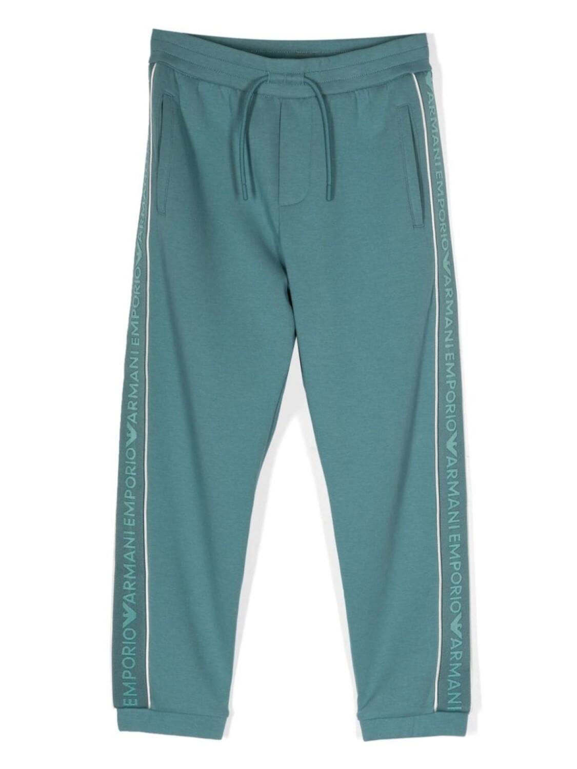 

Спортивные брюки с логотипом Emporio Armani Kids, синий