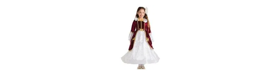 Костюм принцессы в красном платье для девочек Dress Up America — фото 4