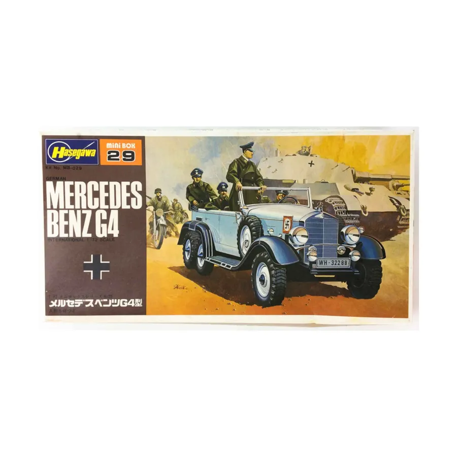 

Немецкий Мерседес Бенц G4, WWII Vehicle Miniatures (1:72) (Hasegawa)