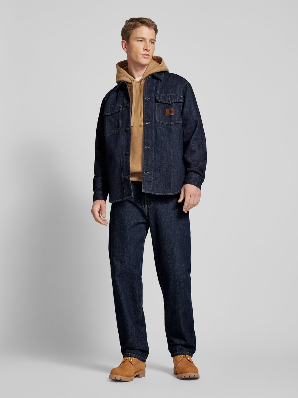 

Джинсовая куртка с этикеткой, модель «LINCOLN» Carhartt Work In Progress