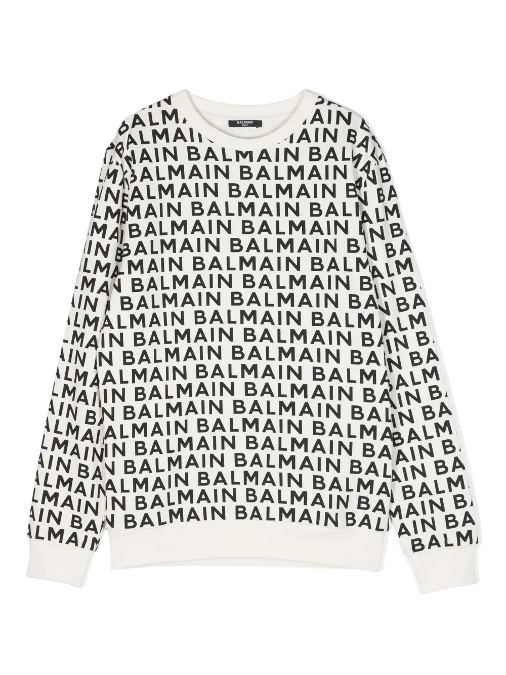 

Толстовка с логотипом Balmain Kids, белый
