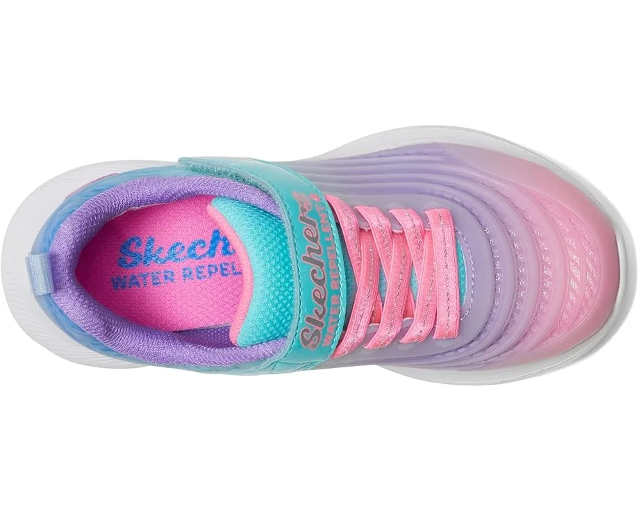 Кроссовки SKECHERS KIDS Jumpsters 2.0 - Blurred Dreams 303397L (Little Kid/Big Kid), Turquoise/Multi — фото 2