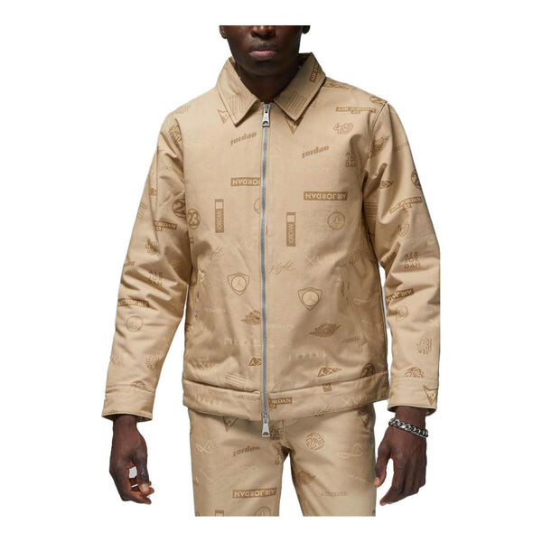 

Куртка Air Jordan Flight Heritage Jacket 'Desert', коричневый