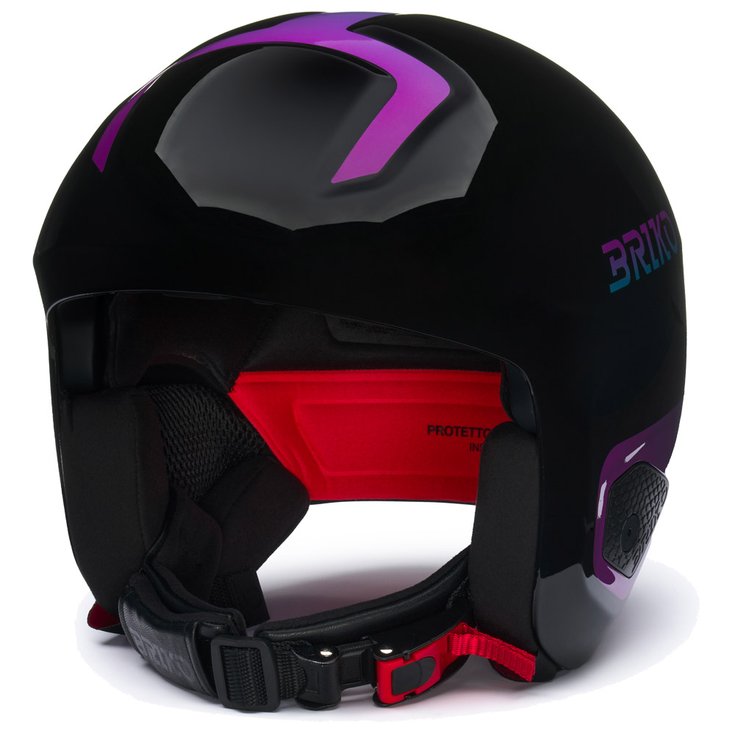 

Шлем vulcano 2.0 блестящий черный фиолетовый bondi blue - xs Briko