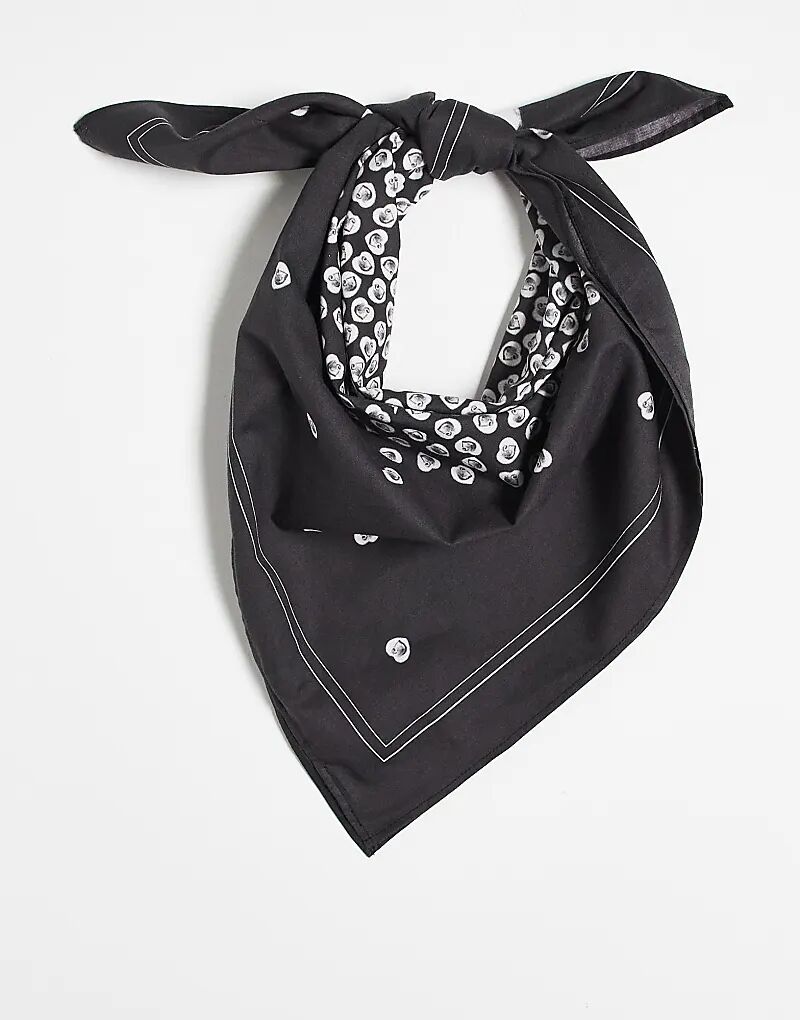 

Бандана Carhartt WIP Heart to Hartt черного цвета