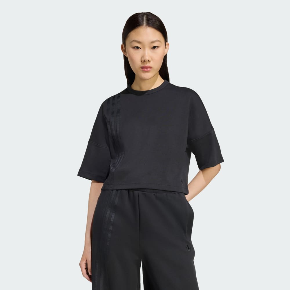 

Футболка Adidas Off Placed 3-Stripes Tee, черный
