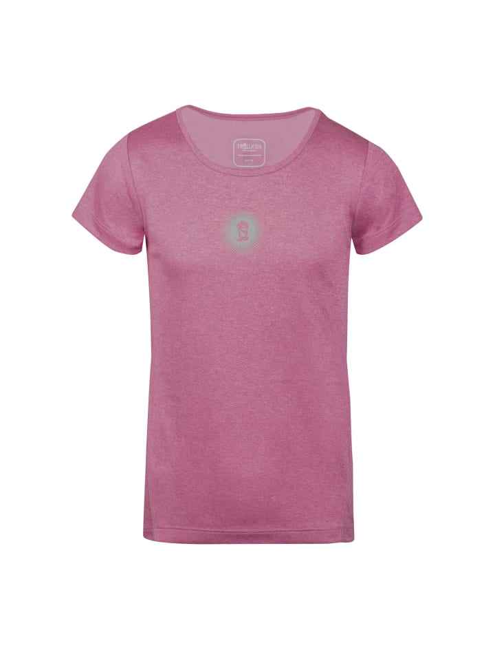

Функциональная рубашка Trollkids Funktionsshirt Preiskestolen, цвет orchid/peach