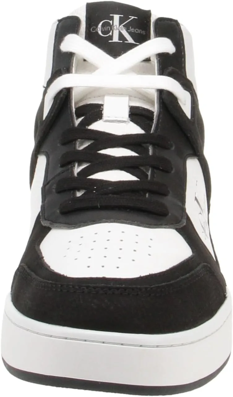 Кроссовки Calvin Klein YM0YM00883 Basket Cupsole Mid - мужские - 01W-B.White-Black, белый/черный — фото 3