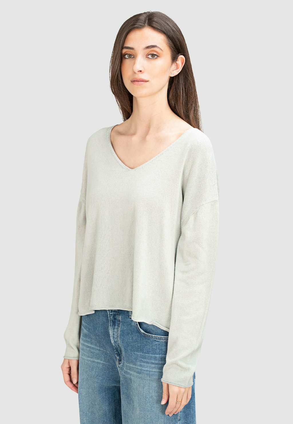 

Джемпер BOXY True Religion, зеленый