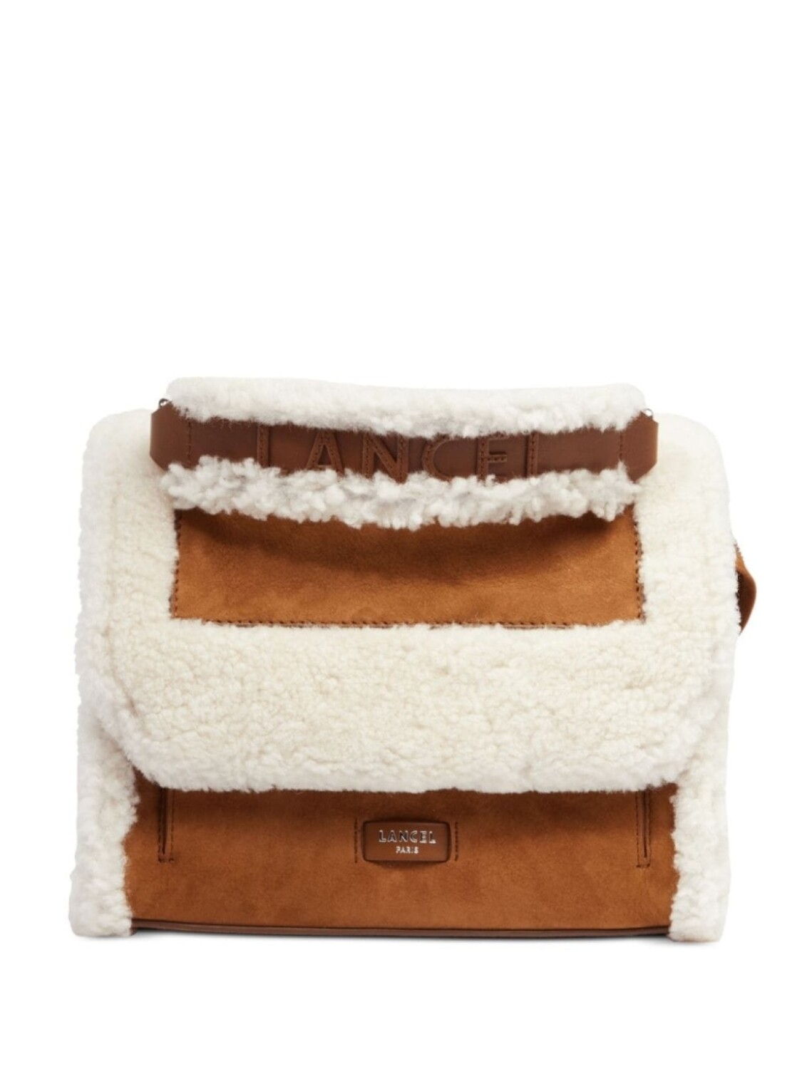 

Мини-сумка через плечо Lancel, коричневый
