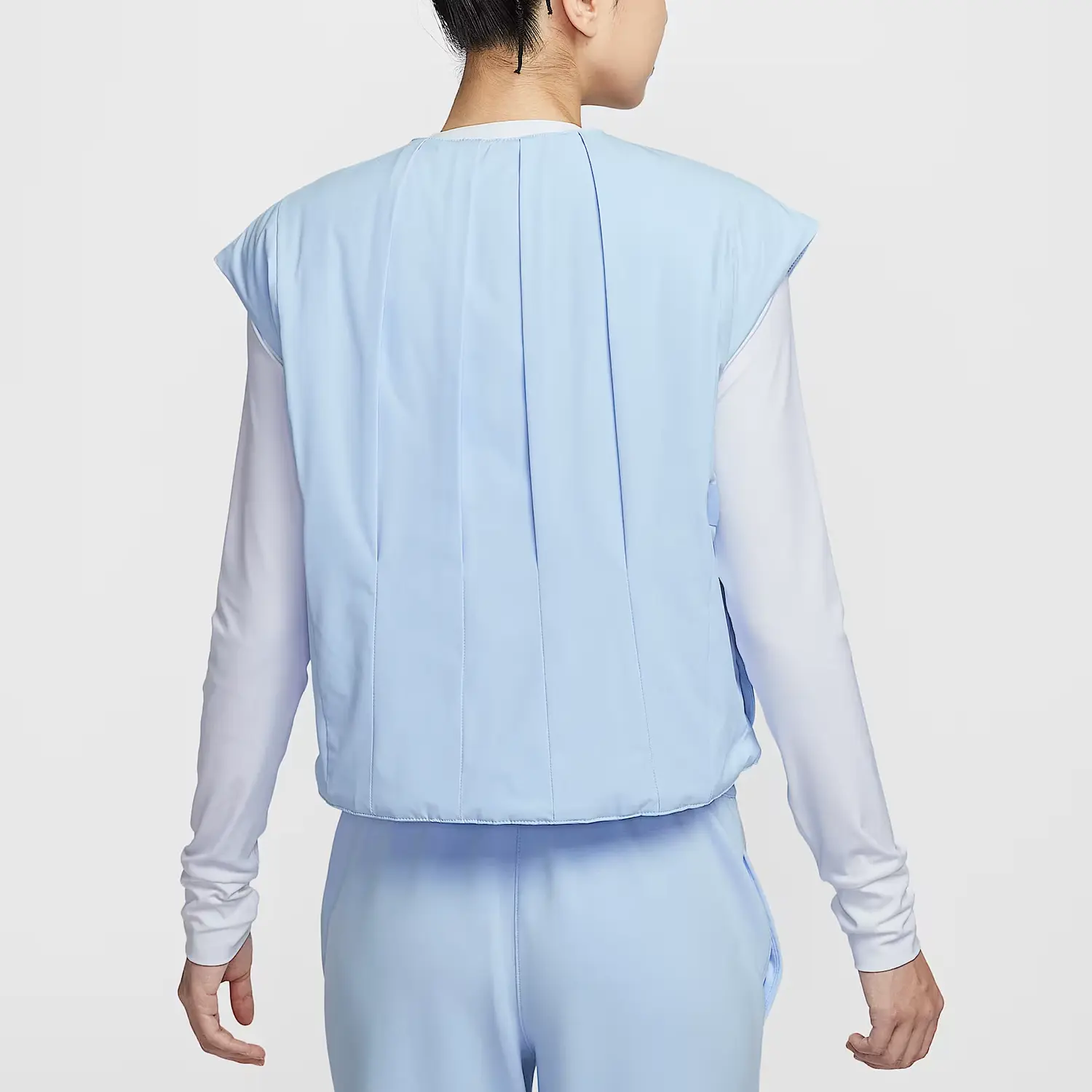 Женский топ Therma FIT Nike, синий/оранжевый — фото 3