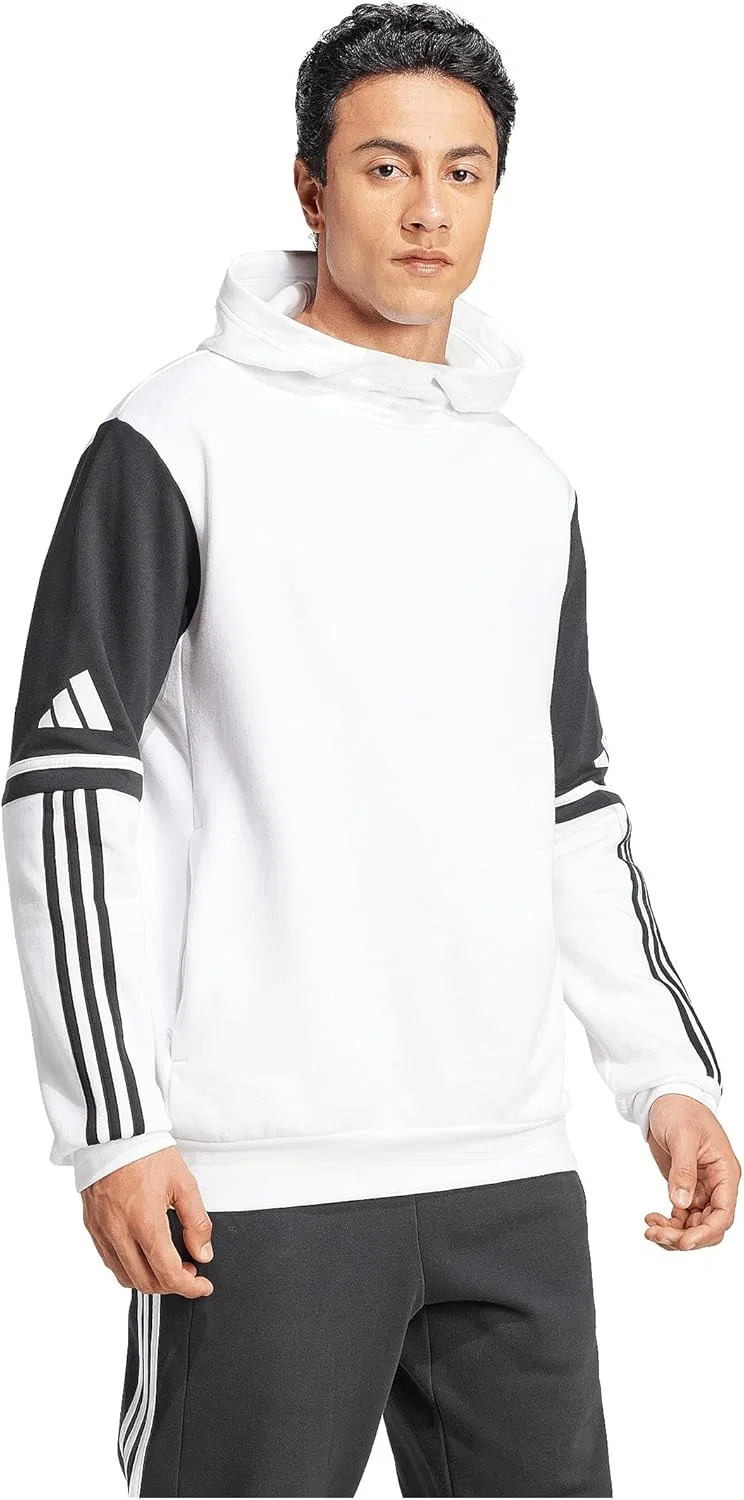 Толстовка с капюшоном adidas, белый — фото 3