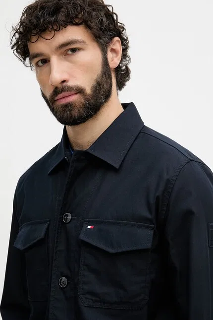 Куртка Harrington мужская Tommy Hilfiger, синий — фото 4