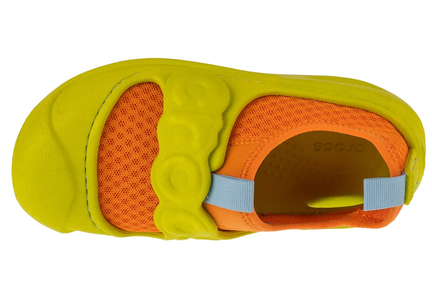 Тапочки для бассейна желтые Crocs — фото 3
