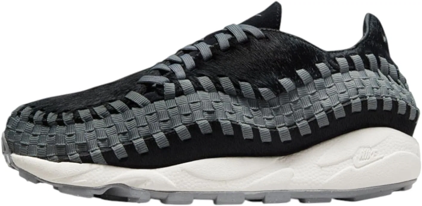 Женские кроссовки Nike Air Footscape Woven, Black Smoke Grey Cream