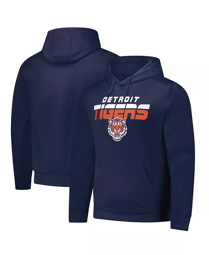 

Мужской синий худи Champion Detroit Tigers с капюшоном Dunbrooke