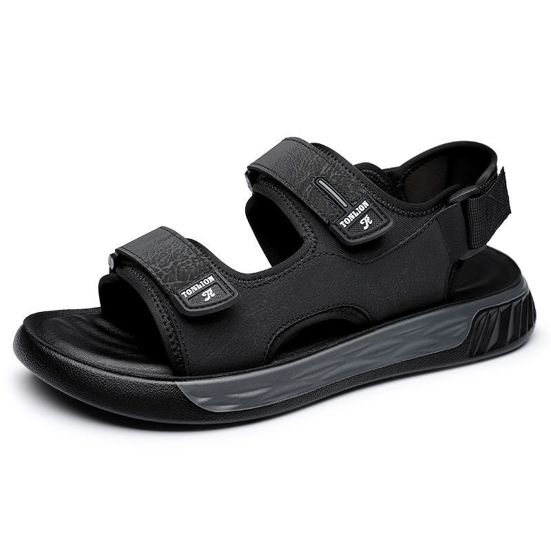 

Tonlion Мужские пляжные сандалии Black/Green - Black, цвет Black