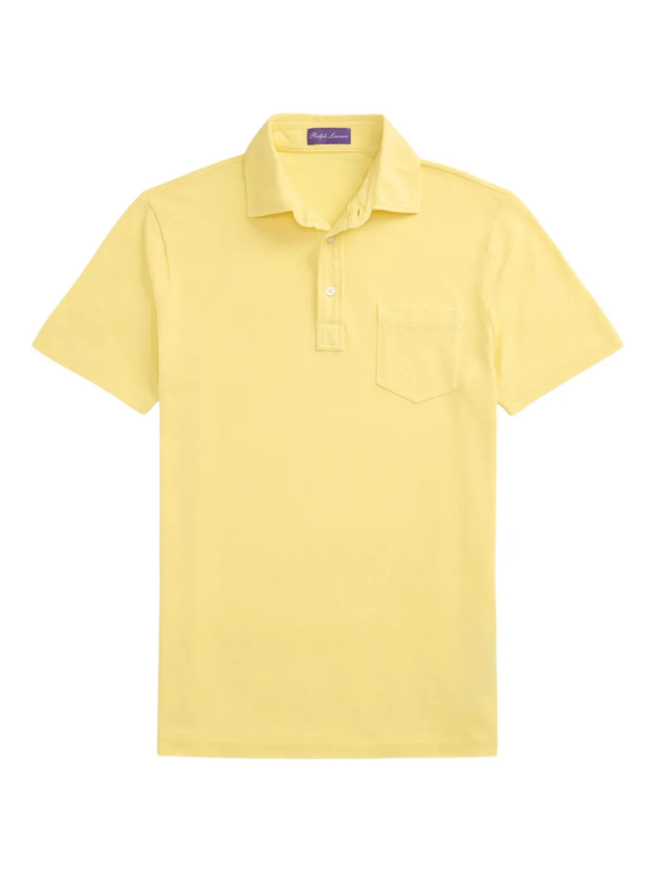 

Рубашка поло с карманом Ralph Lauren Purple Label, желтый