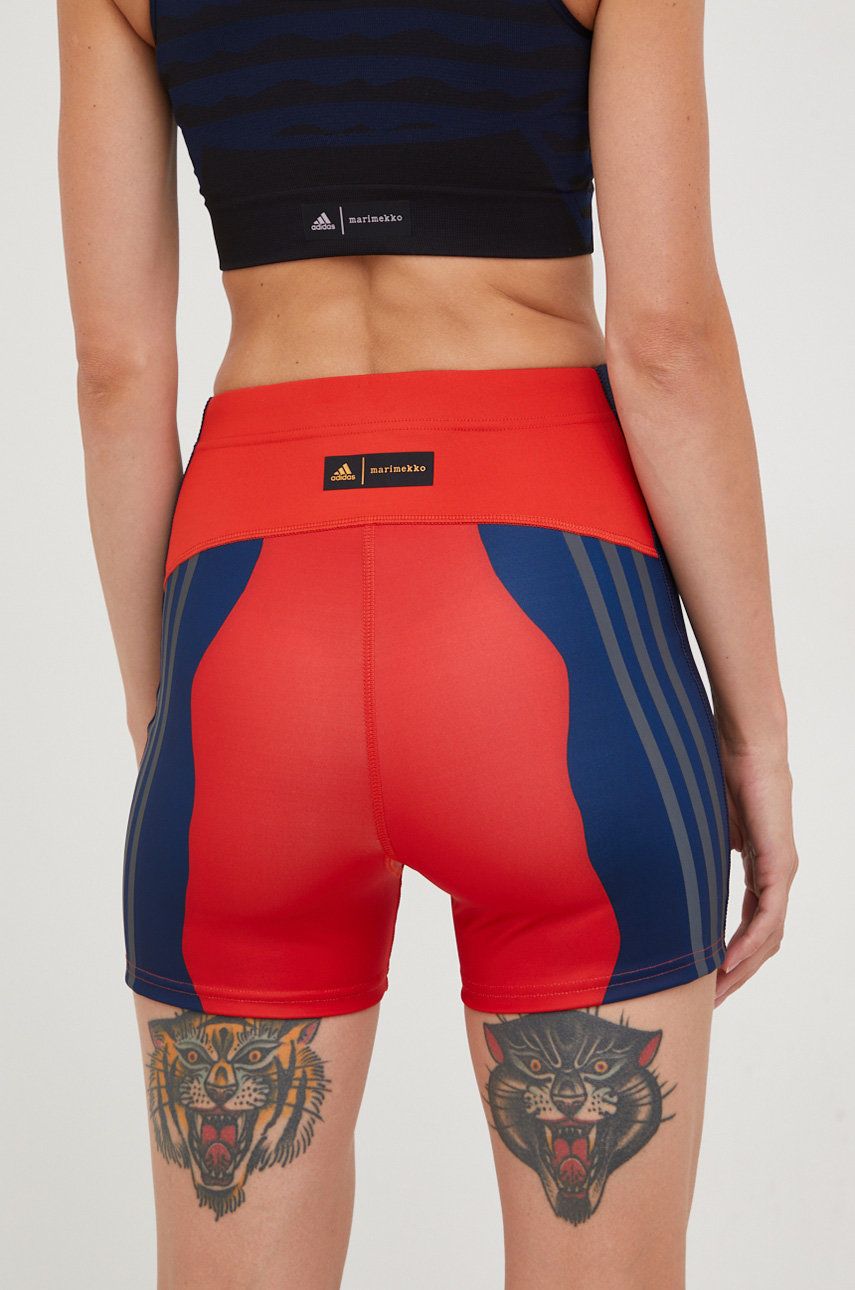 Шорты для бега Marimekko adidas Performance, красный — фото 4