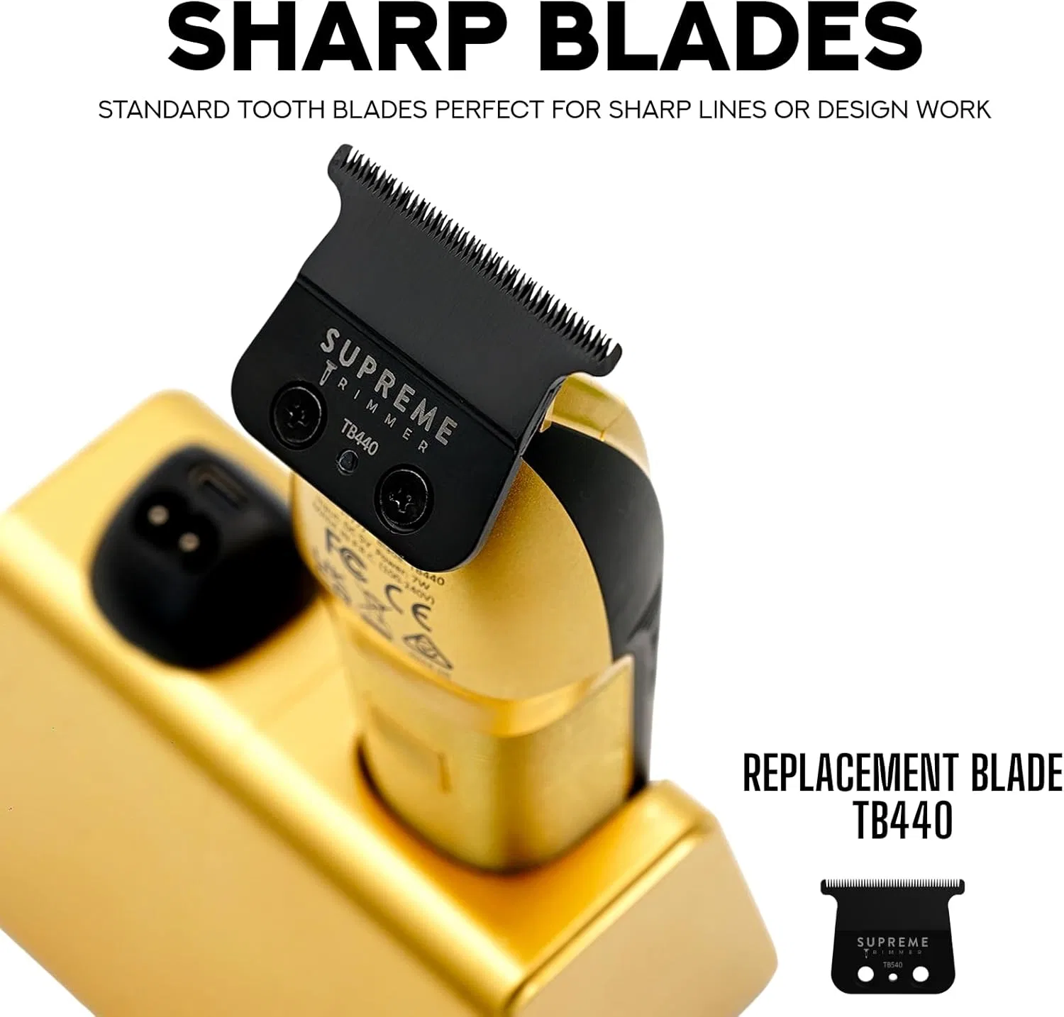 Профессиональный триммер «Recharge ST777» от Supreme Trimmer Supreme Trimmer, Gold — фото 2