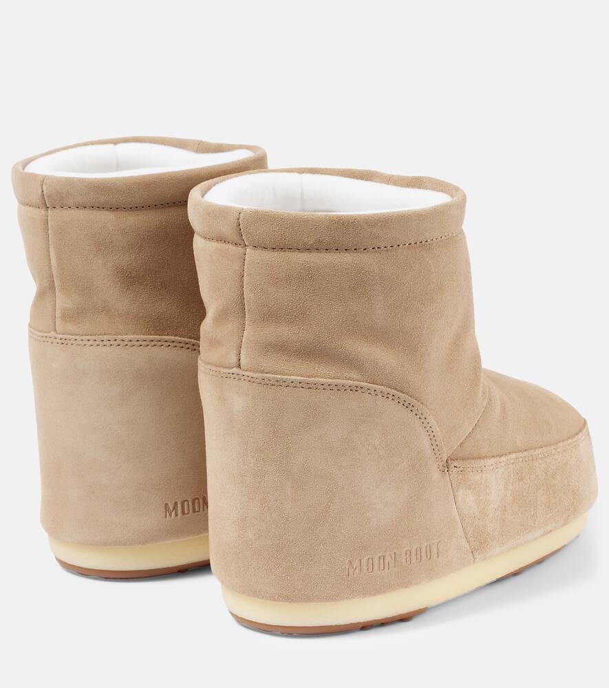 Низкие замшевые зимние ботинки Moon Boot, L003 Sand/Beige — фото 2