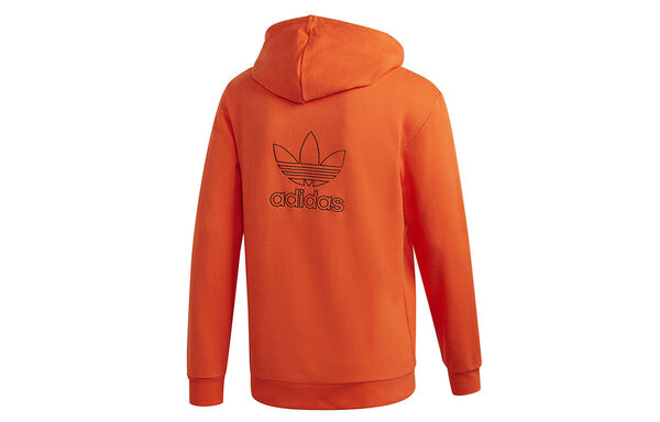 Толстовка adidas originals B+F TRFL Hoody Casual Sports Orange, оранжевый — фото 2