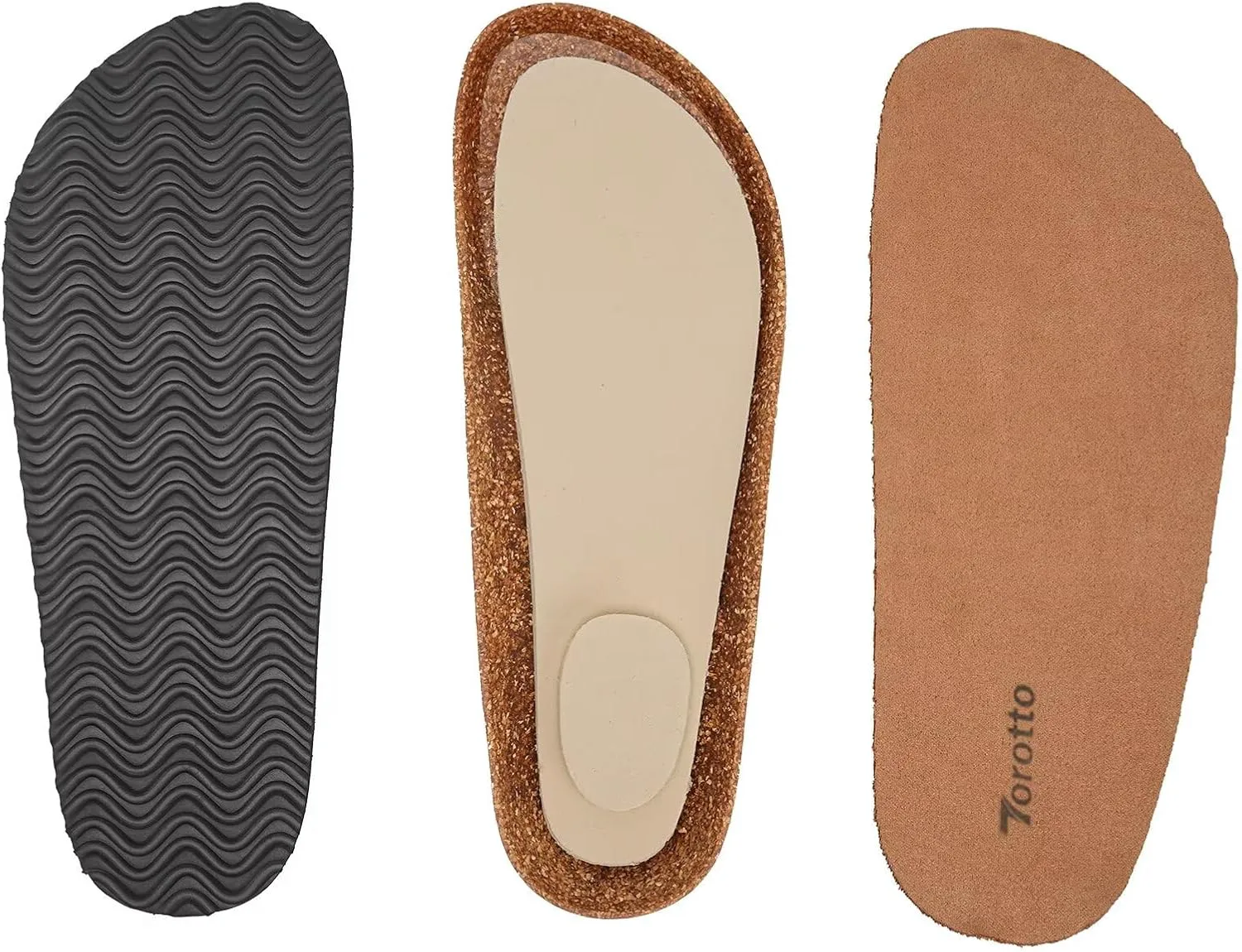 

Мужские сандалии Torotto на пробковой подошве с открытым носком и регулируемыми ремешками для ходьбы | Пляж | Дом, красный/коричневый