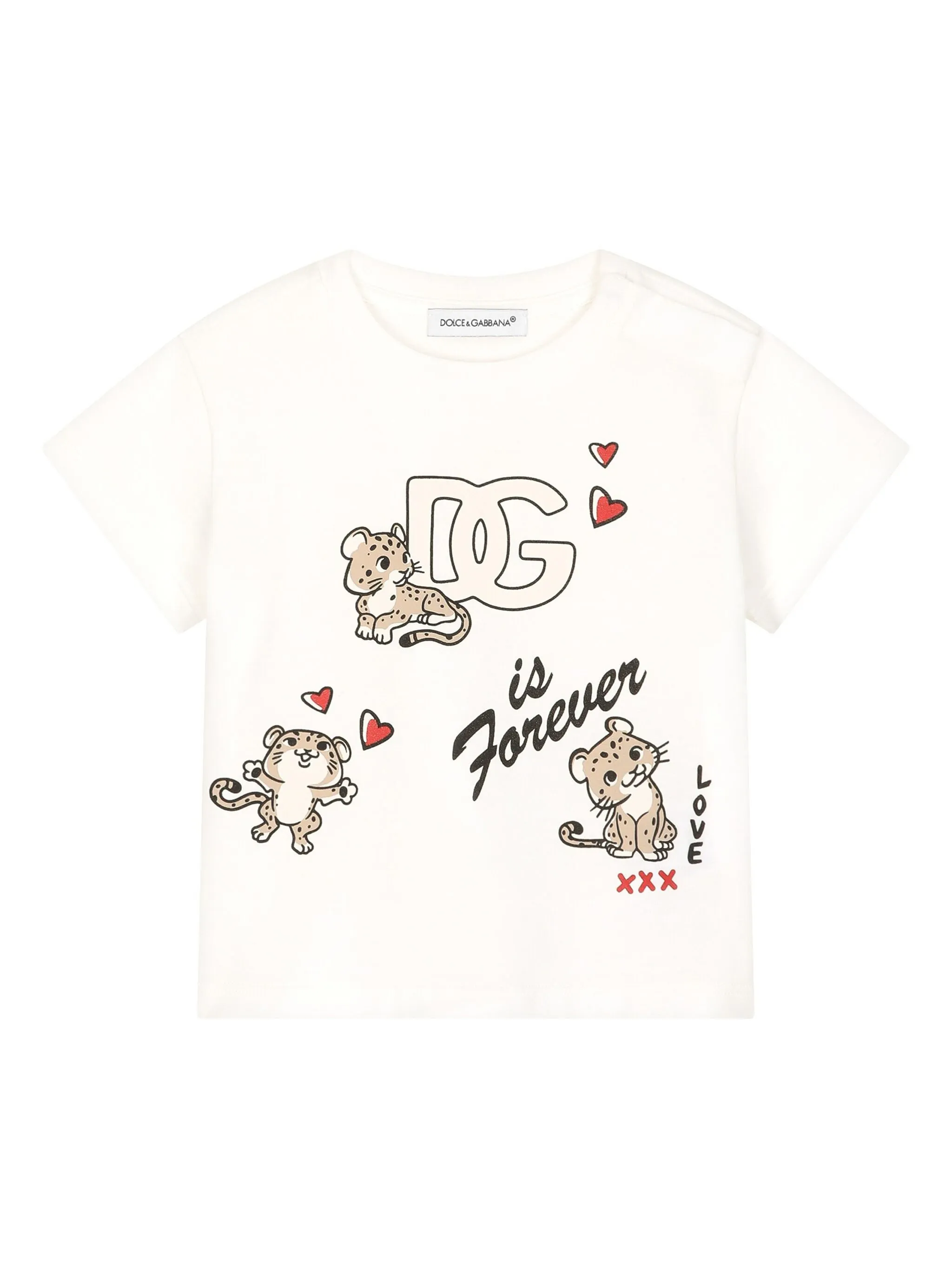 

Футболка с логотипом Dolce & Gabbana Kids, белый