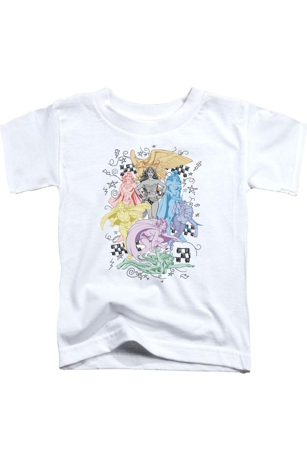 

Футболка DC Comics с короткими рукавами для детей Gildan, белый