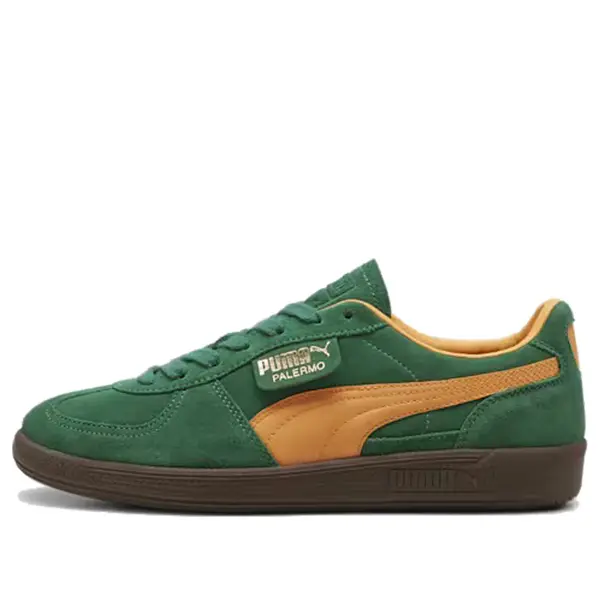 

Кроссовки palermo 'college green mustard yellow' Puma, зеленый