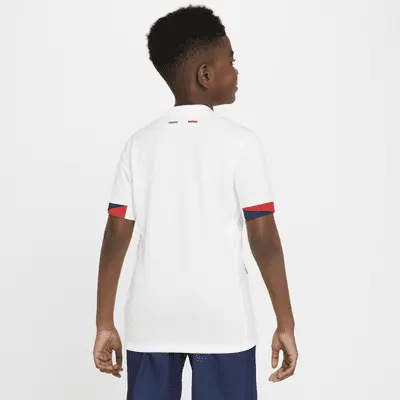 Джерси Nike Paris Saint-Germain 2024/25 Stadium Away, цвет White/Midnight Navy/University Red/Midnight Navy — фото 2
