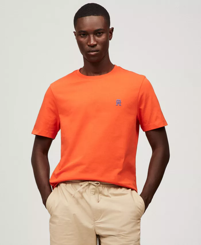 

Мужская футболка с логотипом Monogram Tommy Hilfiger, оранжевый