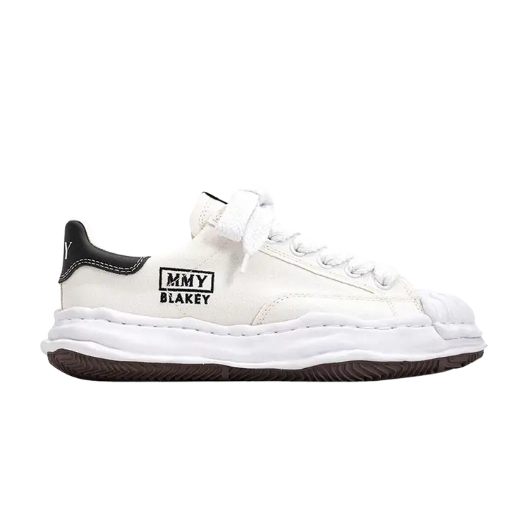 Кроссовки Maison Mihara Yasuhiro Blakey OG Sole Canvas Low 'White', белый
