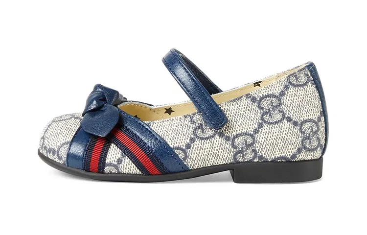 Кроссовки детские GUCCI Kids Lifestyle Shoes сине-бежевые
