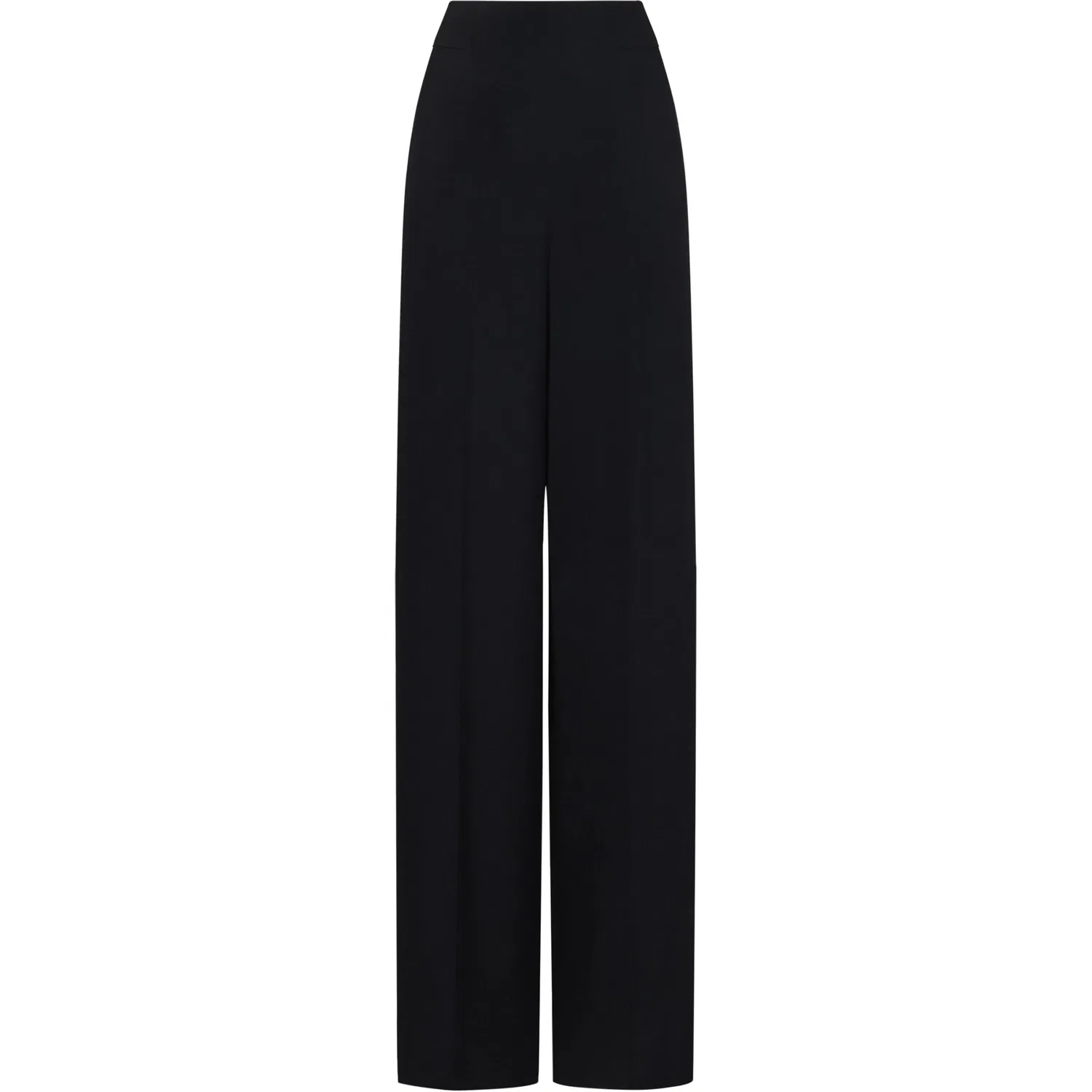 Женские брюки широкие из крепа EMPORIO ARMANI, Black