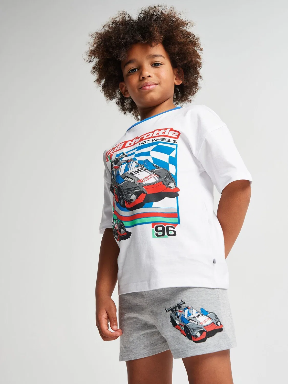 Пижама Hot Wheels Brand Threads, синий — фото 4