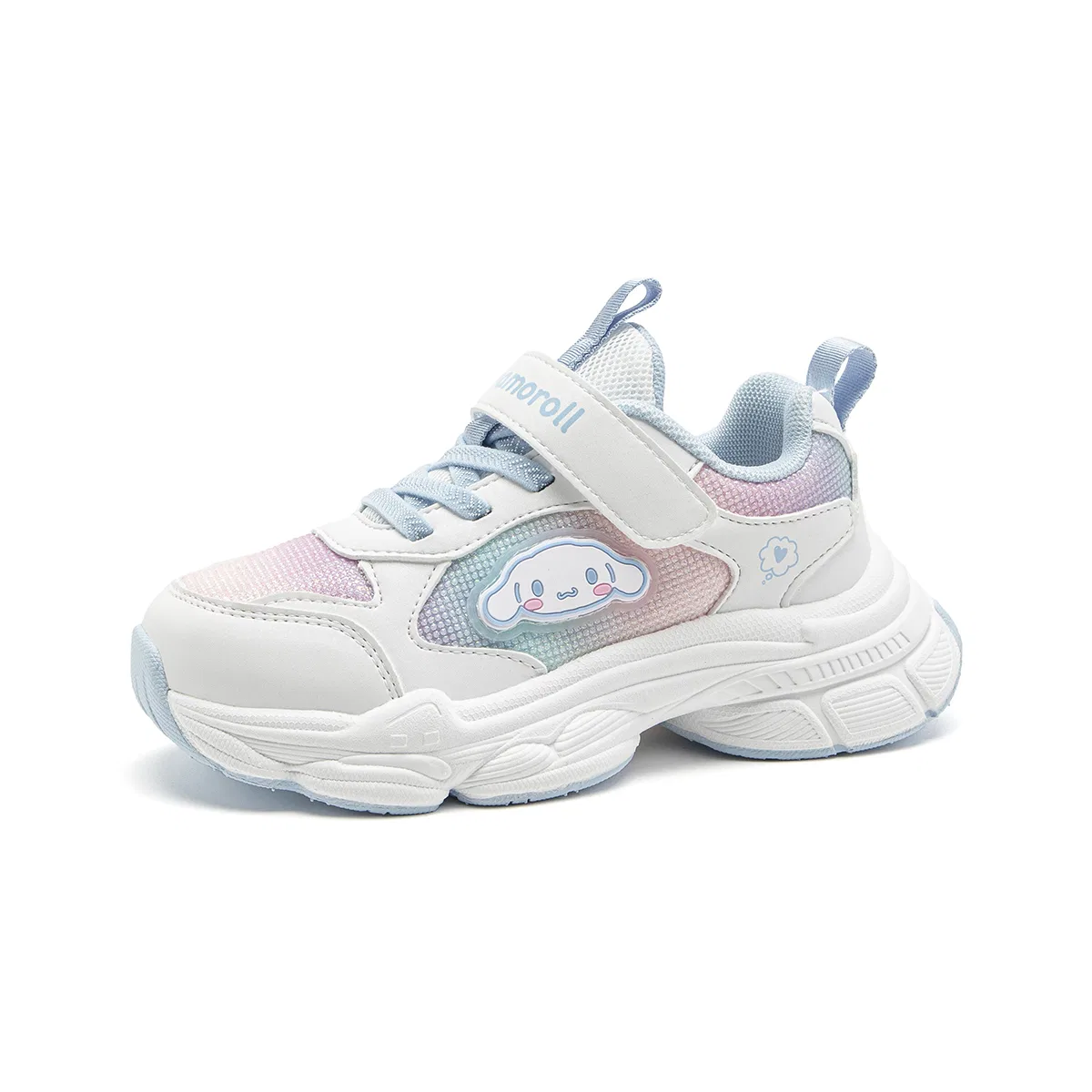 Детские кроссовки для мальчиков с принтом Sanrio, White/Blue